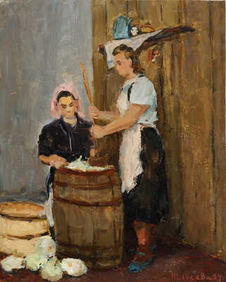 Гусева Тамара Петровна. Заготовка капусты